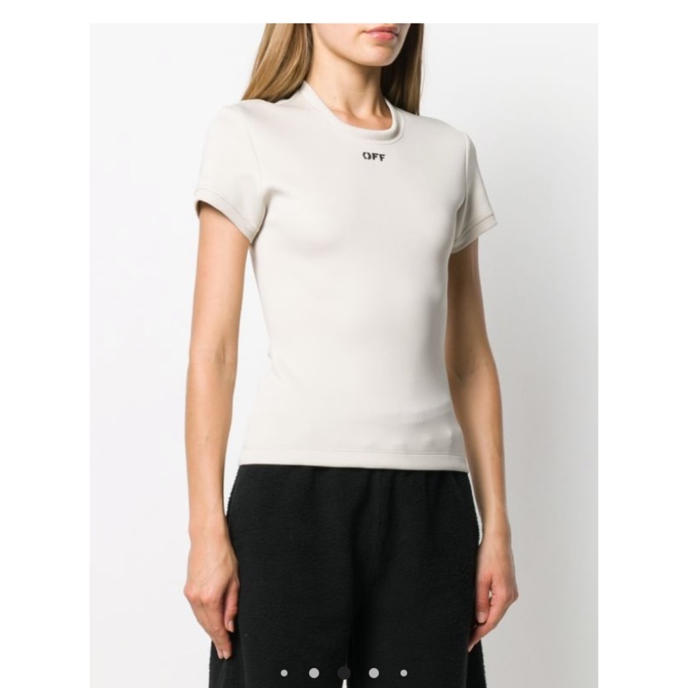 Off-White Logo Print Crew Neck